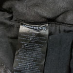 Zadig & Voltaire Eva Gris Destroy Deluxe Jeans Size 27 W30"L33" Distressed Black Denim Pants Photo 9