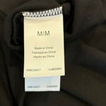 We Wore What  Cut Out Midi Skirt Jersey Knit Black Stretchy Tie Strappy Bodycon Photo 11