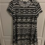 Alison Brittany tunic top or‎ dress. Size petite medium. Black Photo 1