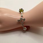 Silpada  Lampwork Beaded toggle bracelet Photo 4