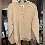 Madewell  MWL Set Cozybrushed Henley top long sleeve sweatpants vincent beige Photo 5