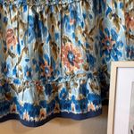 House of Harlow 1960 Zoey Ruched Flutter Sleeves Blue Floral Maxi Dress Size M Size M Photo 5