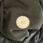 Lululemon  Wunder Under Crop 21” Leggings Size 10 Nouveau Mach Blue Black Floral Photo 6