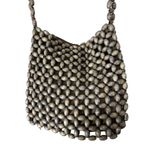 Old Navy Vintage  Y2K Wood Beaded Purse‎ Photo 3