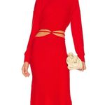 LNA Maaz sweater midi dress tomato red small new with tags Photo 1