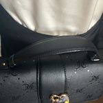 Juicy Couture  Chic Everyday Black Logo Embossed Handbag Crossbody Purse Photo 4