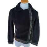 Hollister Womens  Faux Fur Sherpa City Moto Jacket - Sz S Photo 0