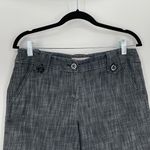 Sandro Women's Gray Textured Buttoned Pocket Bermuda Shorts Size 8 Photo 6