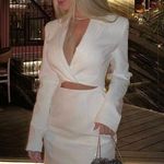 ZARA blazer dress cut out formal suit mini Photo 0