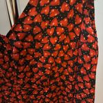 Disney’s Alice Through the Looking Glass Designer Collection Heart Print Dress Red Size L Photo 2