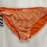Anthropologie CECILIA PRADO x striped swim bottoms orange large travel bikini Photo 0