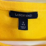 Lands' End L/S Botton Up Cotton Blend Cardigan Butter Yellow Size SMALL (6-8) Photo 2