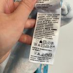 LEVIS Floral Raw Cut Hoodie Sweatshirt Blue Multi Hawaiian Cropped Crop Photo 11