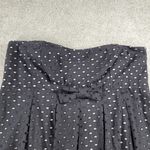 Torrid Womens Eyelet Top 20 Black Strapless Balloon Hem Lined Pleated Photo 8