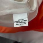 Simple Silhouettes New York‎ Silk Strapless Mini Dress in Orange Size 6 Photo 3