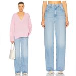 MOTHER jeans denim High Waisted Spinner Zip Heel in Norway Dude size 25 women’s Blue Photo 11