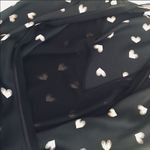 Cooper and Ella 𝅺euc  faux wrap Surplice ikat heart print blouse sz medium Photo 3