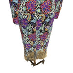 Diane Von Furstenberg  Long-Sleeve‎ Banded Overlay Lace Midi-Length Dress Size 0 Photo 11