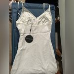 White Fox Boutique ✨ White Sequins Party Mini Dress, Size Small Photo 10