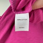 J.Jill  Pink T-Shirt Dress Size 2X V-Neck Cotton Comfort Lounge Travel Flowy Photo 4