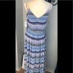 CeCe  V Neck‎ Sleeveless Maxi Dress, Size 6, Blue, NWT Photo 4