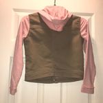 Tinsey Olive & Pink Hooded Jean Jacket Size undefined Photo 2