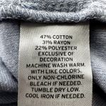 BP Crop Terry Cloth Tank Top Scoop Neck Classic Chic Beach Retro Blue Small Photo 3