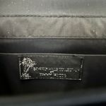 Timmy Woods Beverly Hills Collection Vintage Satin Ruffle Crossbody Evening Bag Black Photo 4