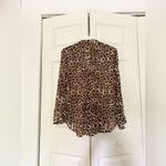 Cloth & Stone Cheetah Print Leopard Button Down Collared Shirt Blouse Size Small Photo 7