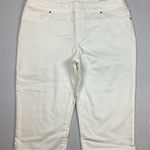 Chico's Chico’s White Capri Denim Pull on shorts Photo 0