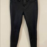 7 For All Mankind Gwenevere Metallic Foil Glitter Skinny Jeans size 26 Photo 1