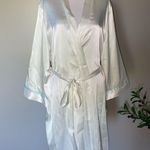 NWT Bride Satin Robe Donatella Intimo White Size XL Photo 7