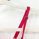 INC International Concepts Lace Pointelle Mesh Bustier Corset Longline Bra Large Red Photo 2