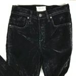 Free People Black Velvet Skinny Jeans Size 26 Photo 10