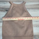 Free People Intimately XS/S Ribbed High Neck Tank Top Sleeveless Neutral Beige Photo 4