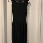Tory Burch Eva Embellished A-Line Dress Black Size XS Photo 1