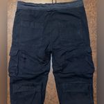 James Perse Cargo Pants w/ Drawstring Waist & Rolled Cuffs in Black - si… Photo 6