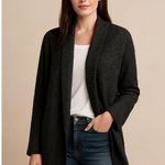 Karen Scott Cozy Black Marled Open Front Cardigan  Women’s Large Photo 0