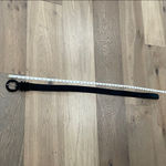 Talbots Vintage  Black Suede Leather Belt Size XL
Made In USA Photo 3