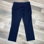 Ann Taylor  Factory Signature Capri Pants Navy Blue 0 Flat Front Stretch Photo 3