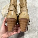 Dingo Addie Women’s Harness Boots Mid-Calf Rhinestone Western Rodeo Cowgirl Tan Photo 6