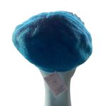 Vintage Aqua Teal Blue Landau Hat Women’s One Size Accessory Fuzzy Material! Photo 3