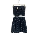 Abercrombie & Fitch NWT Strapless Anchor Print Blue Dress M Juniors Y2K Photo 2