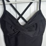 Athleta Twist Up Tankini Swim Bathing Suit Top in Black W1847 Sz 36D/DD Photo 3