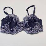 Wacoal 65191 Embrace Lace Bra Women’s Size 34D Unlined Underwire Purple Photo 5