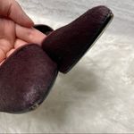 Trouve Devina Genuine Calf Hair d'Orsay Pointy Toe Pumps Burgundy Size 7 Heels Red Photo 2