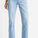 Abercrombie & Fitch The Ankle Straight Ultra High-Rise light wash jeans Photo 0