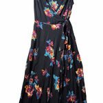 Band of Gypsies Wrap Dress Midi Sleeveless Floral Print Beach Women’s Size S Photo 0