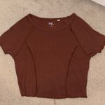 PacSun  brown cropped top Photo 2