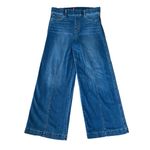 Spanx Women’s Seamed Front Wide Leg Pull On Stretch Jeans Vintage Indigo Size XL Photo 1